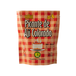 [PT016.1/400GR] B&amp;R Salsa para Picante de Ají Colorado / Colorado Chili Hot Sauce for Spicy Bolivian Dish, 14.1 oz. (400 g.) Doy Pack 